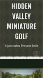 Mobile Screenshot of hiddenvalleyminiaturegolf.com